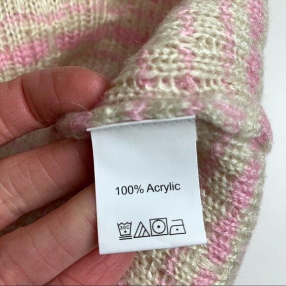 NWT Shein  Pink & White Cardigan - Picture 7 of 10